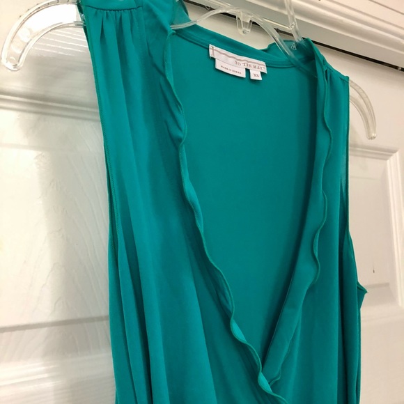 “To the Max” Versatile Sleeveless Wrap Top Teal - Picture 13 of 16